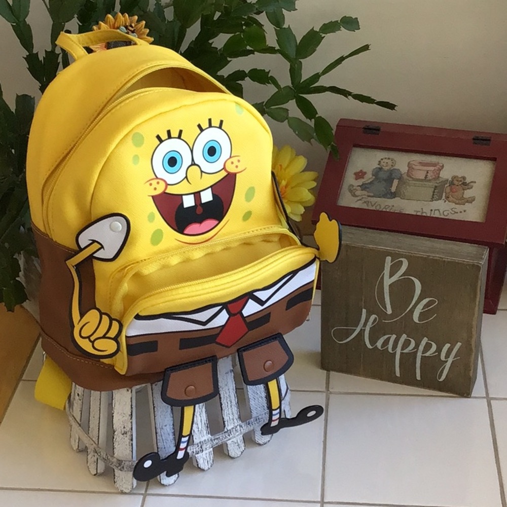 ‘Nickelodeon’ SpongeBob SquarePants 2024 Edition Colorful Backpack